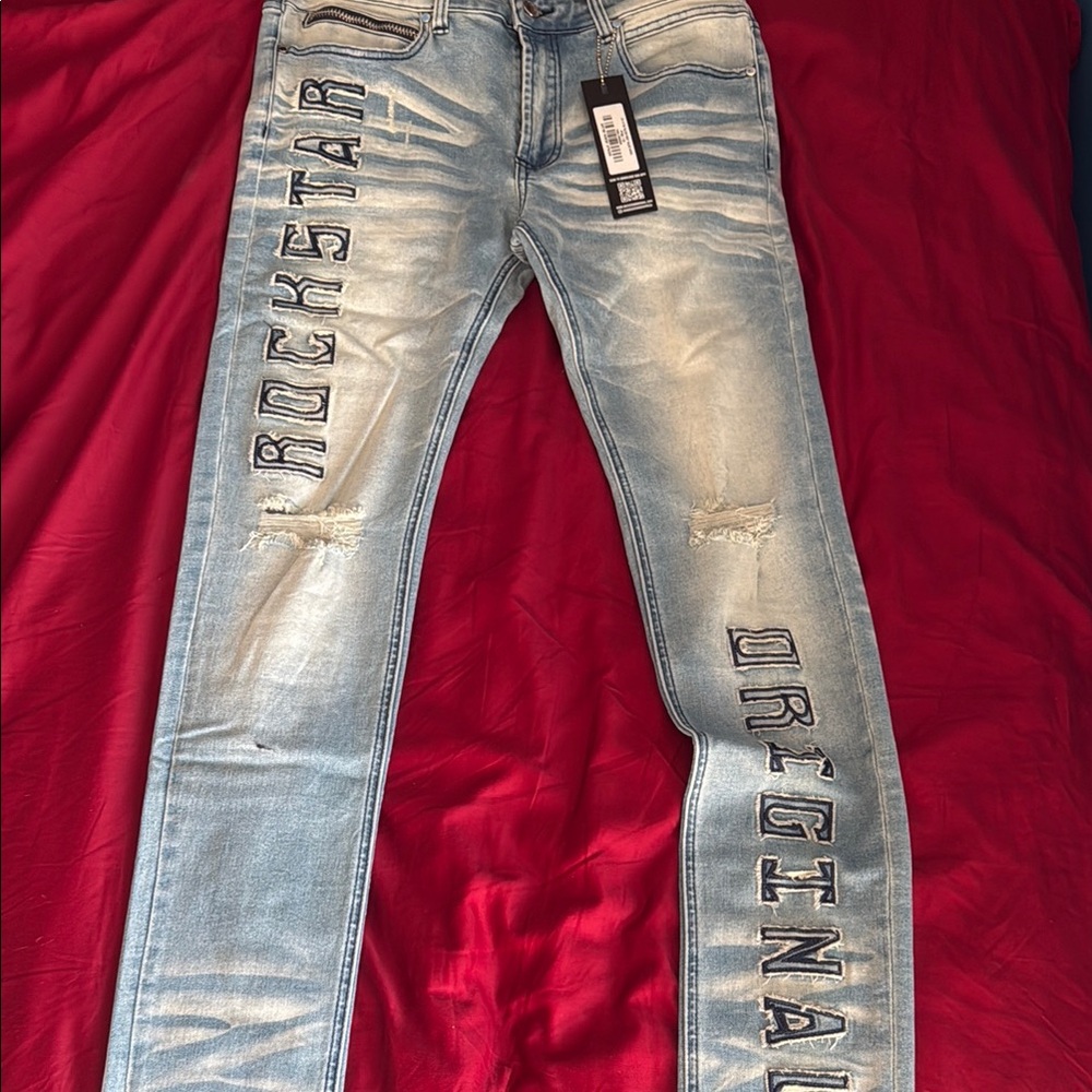 Size 32 Blue Rockstar Jeans